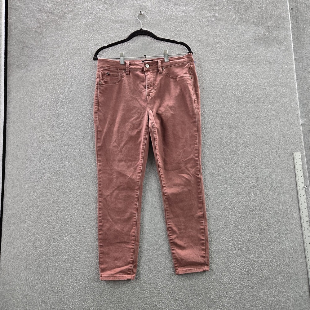 Curve Appeal Women Jeans‎ 10/30 Pink Denim Jegging Minimalist Slim